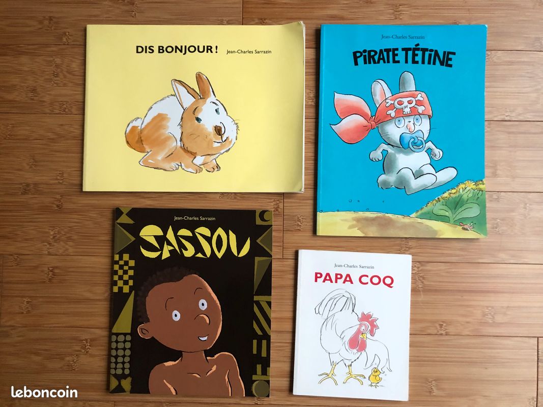 Jean-Charles Sarrazin : Livres de l’école des loisirs (image 1)