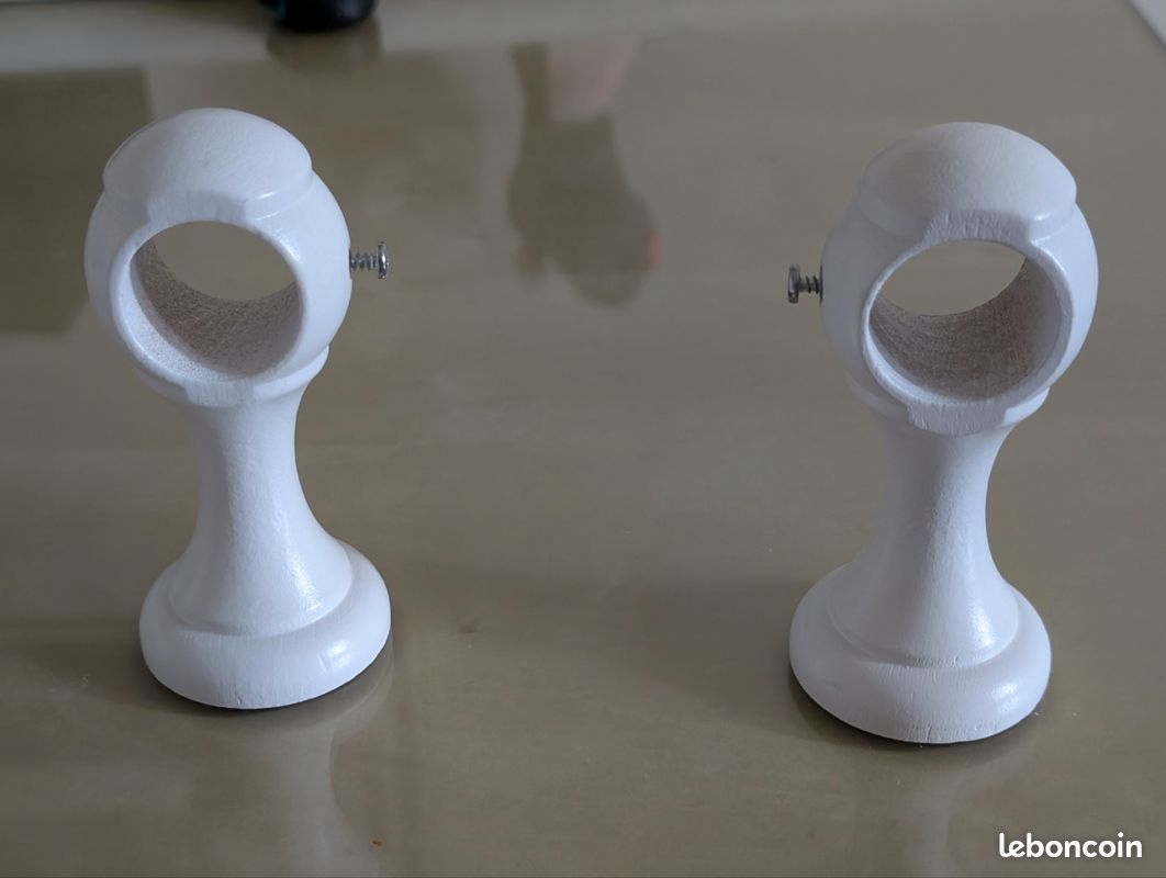 2 embouts pour tringle 2,5 cm de diamètre (image 1)