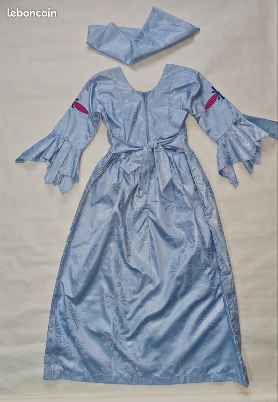 Robe enfant/ l'aïd/ robe africaine/caftan fille/bazin riche/broderie/fille/fête/Noël/cadeau (image 4)