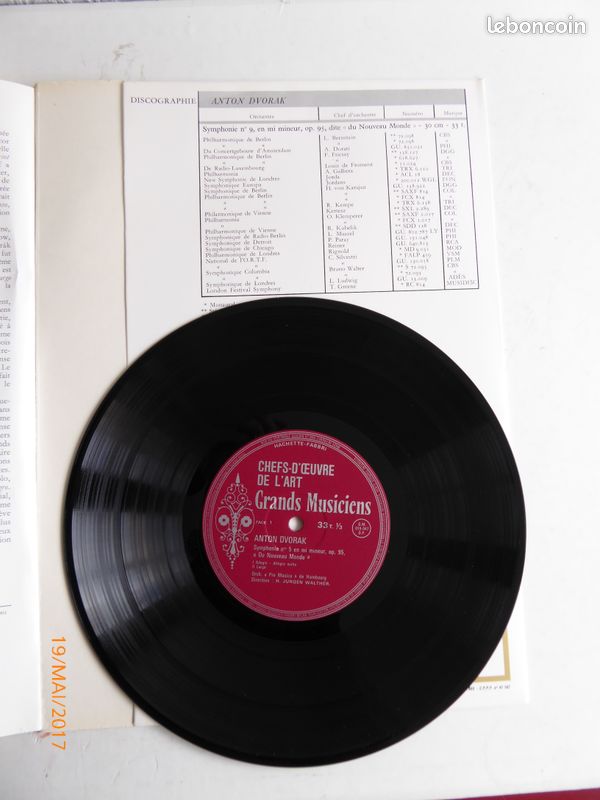 Dvorak grands musicien vinyle 33T (image 2)