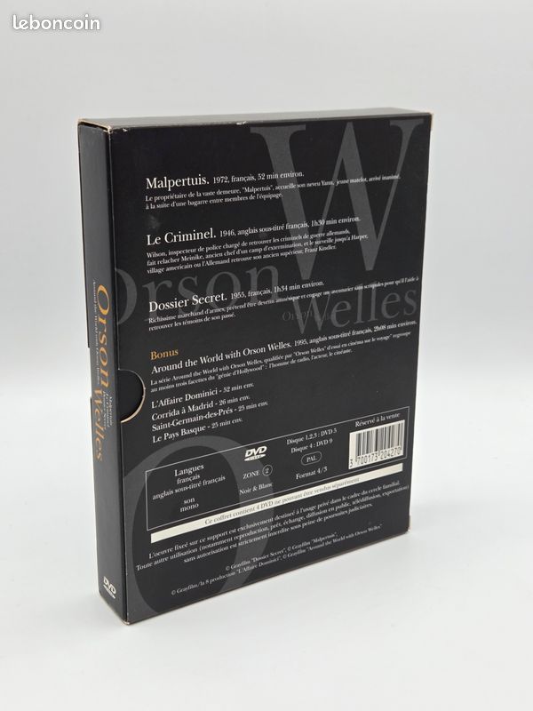 đ Orson Welles coffret collector 4 DVD - DVD Neuf (image 2)