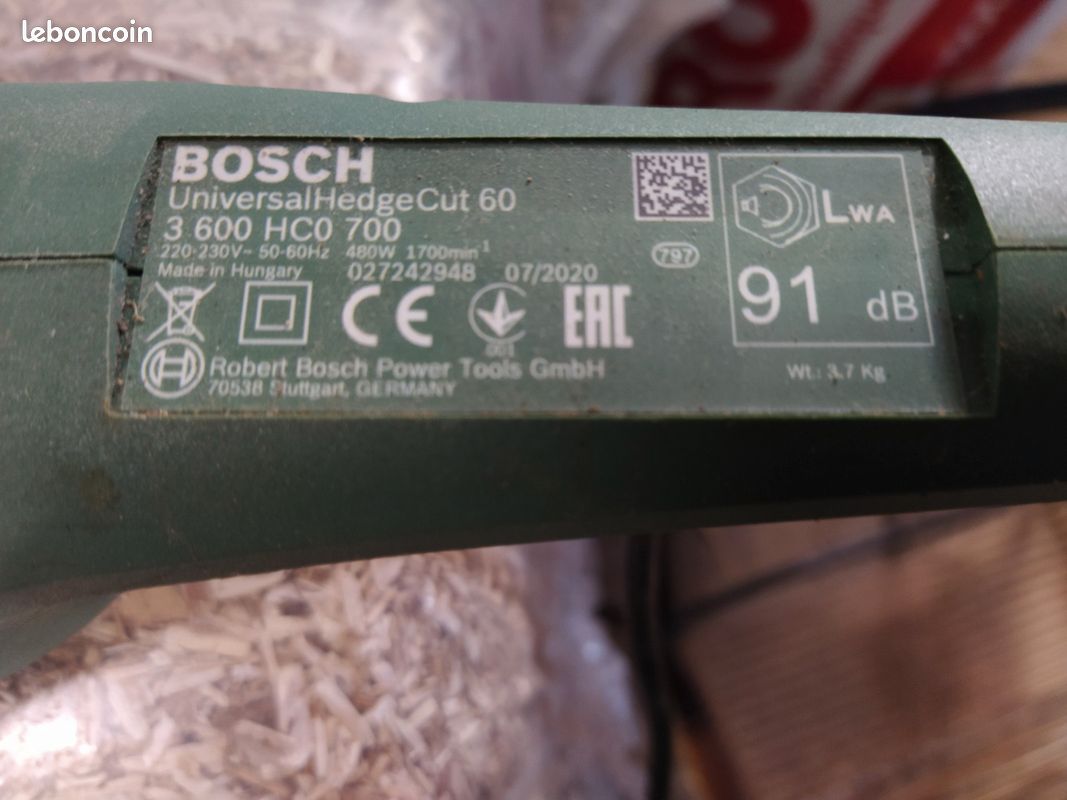 Taille haie Bosch Universal Edgecut 60 (image 2)