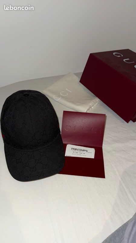 Casquette Gucci noir (image 1)
