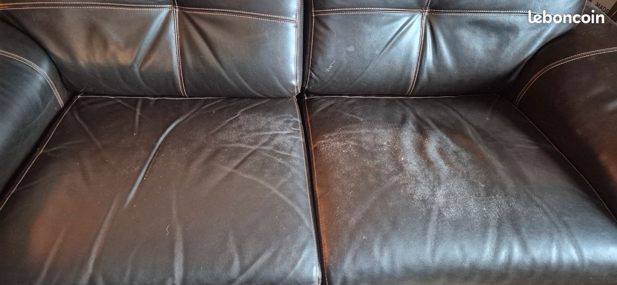 Vends canapé en cuir (image 2)