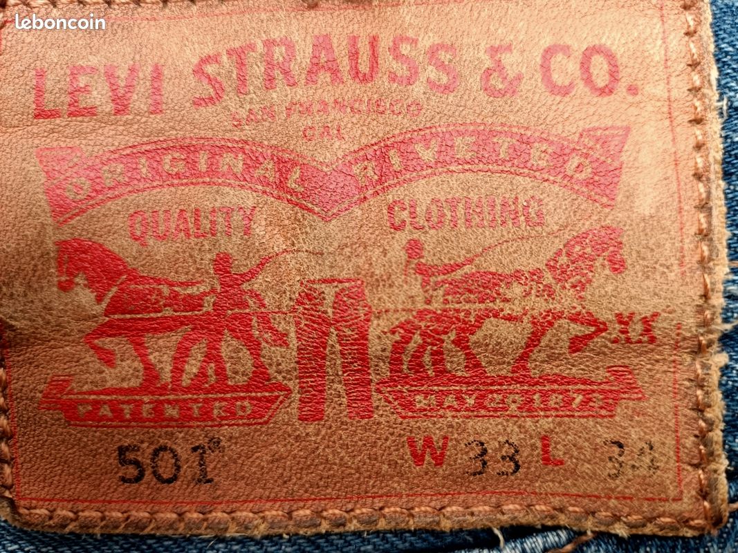 Jeans Levis ancien, belle patine W33 L34 (image 5)