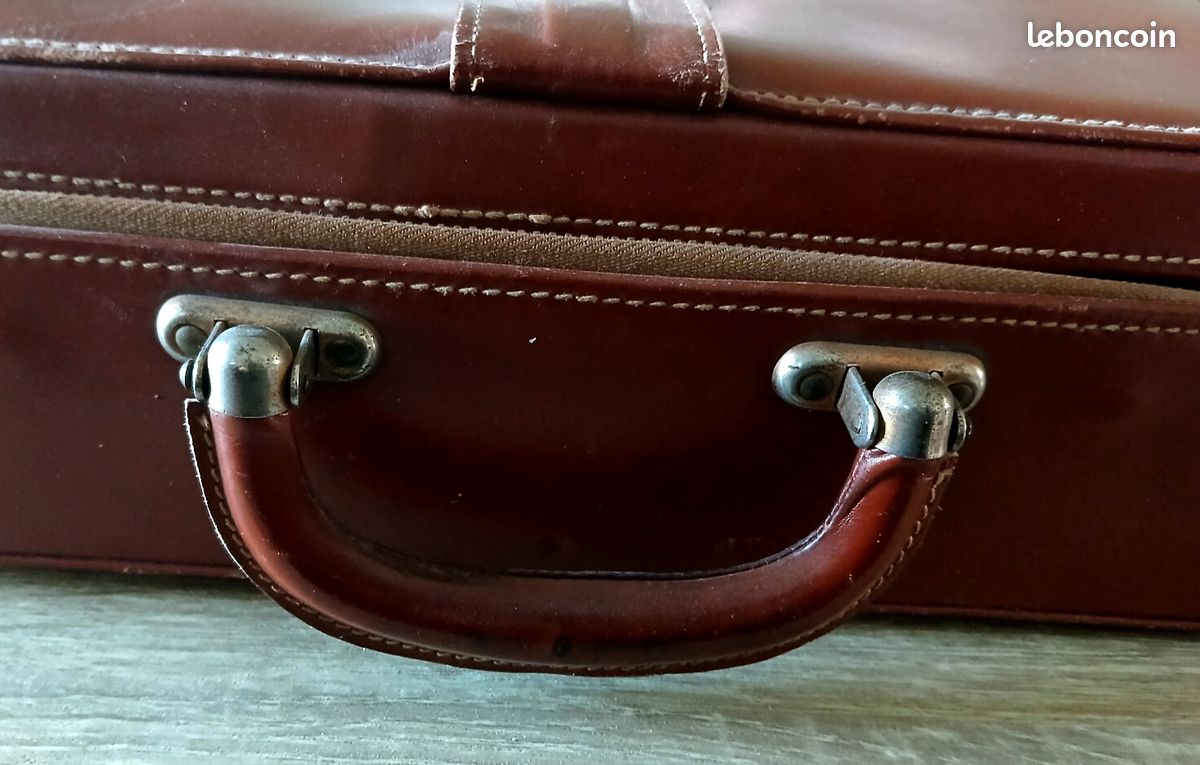 Trousse De Toilette Vintage / Coffret De Voyage Ancien - Occasion Bon état - Sans Marque