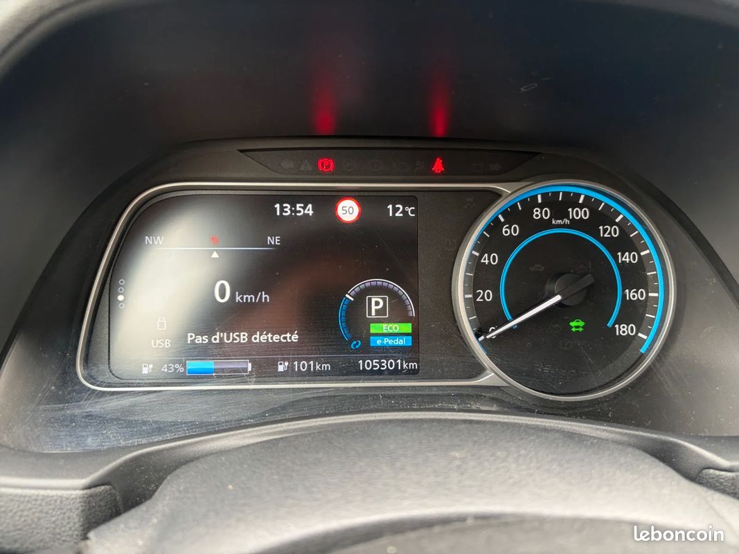 NISSAN Leaf Electrique 150ch Business + - 2018 - 106 000 km - CarPlay - Sièges chauffants - Caméra recul (image 11)