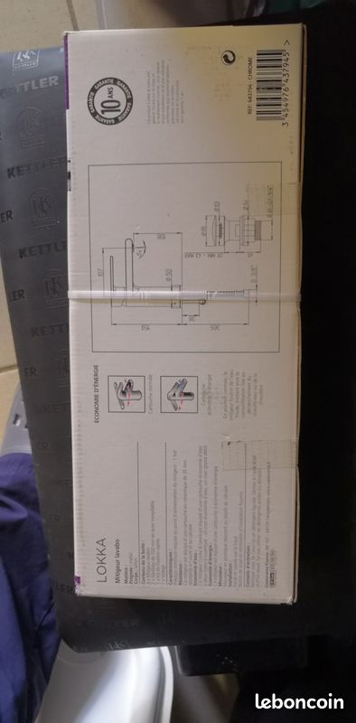 Mitigeur de lavabo Cooke & Lewis Lokka (image 2)