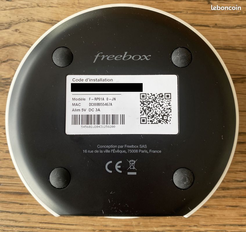 Répéteur WIFI Free Freebox POP + Câble d'alimentation état neuf - Photo, audio & vidéo