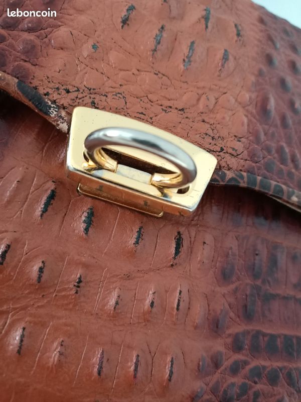 Sac vintage en croco (image 12)