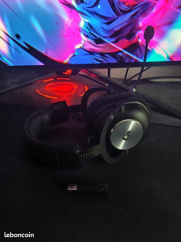 Casque Logitech G Pro X Wireless – Bon état – Fonctionne parfaitement (image 2)