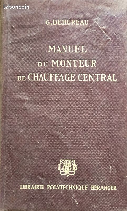 Manuel vintage du monteur de chauffage central, année 1965 (image 1)