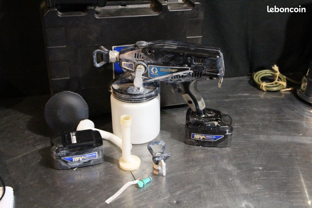 Pistolet à peinture GRACO EASY MAX WP sur batterie mais batteries HS (image 4)