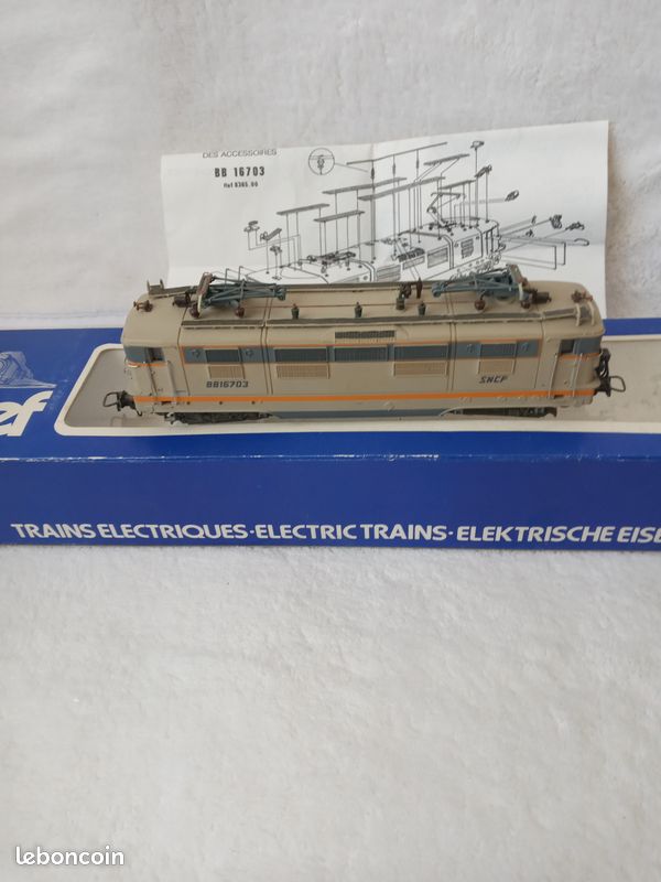 Locomotive électrique Jouef HO BB 17063 – Digitale, Courant Continu – Neuve