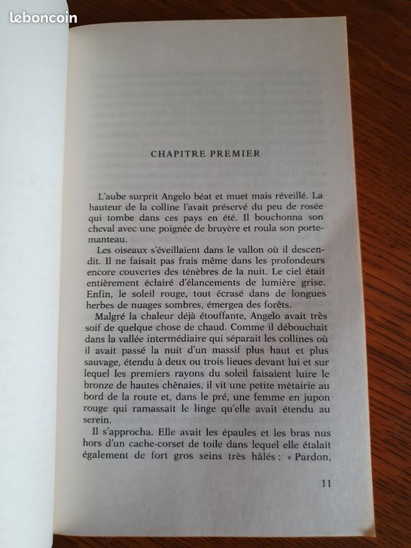 Livre Le Hussard sur le toit de Jean Giono Edition Folio 2000 (image 3)