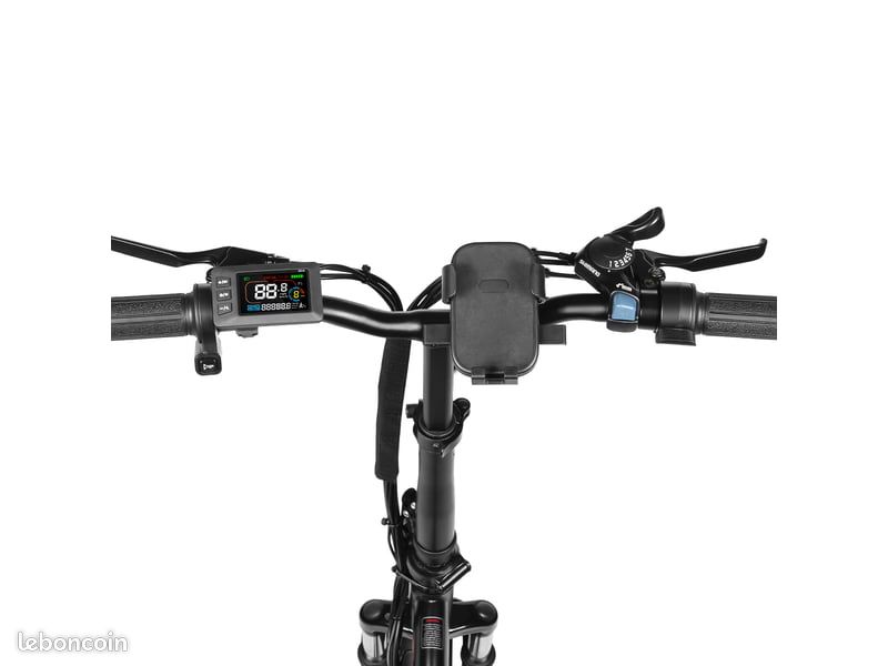 Vélo électrique de ville pliable samebike cy20, 20 pouces roue à rayons, 350 w, 36 v, 13 ah, bleu lac (image 2)