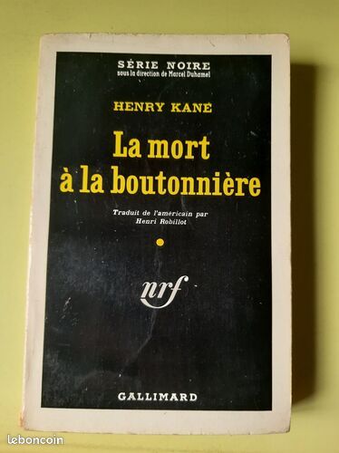 [Livre] La mort a la boutonniere - Bon état (image 1)