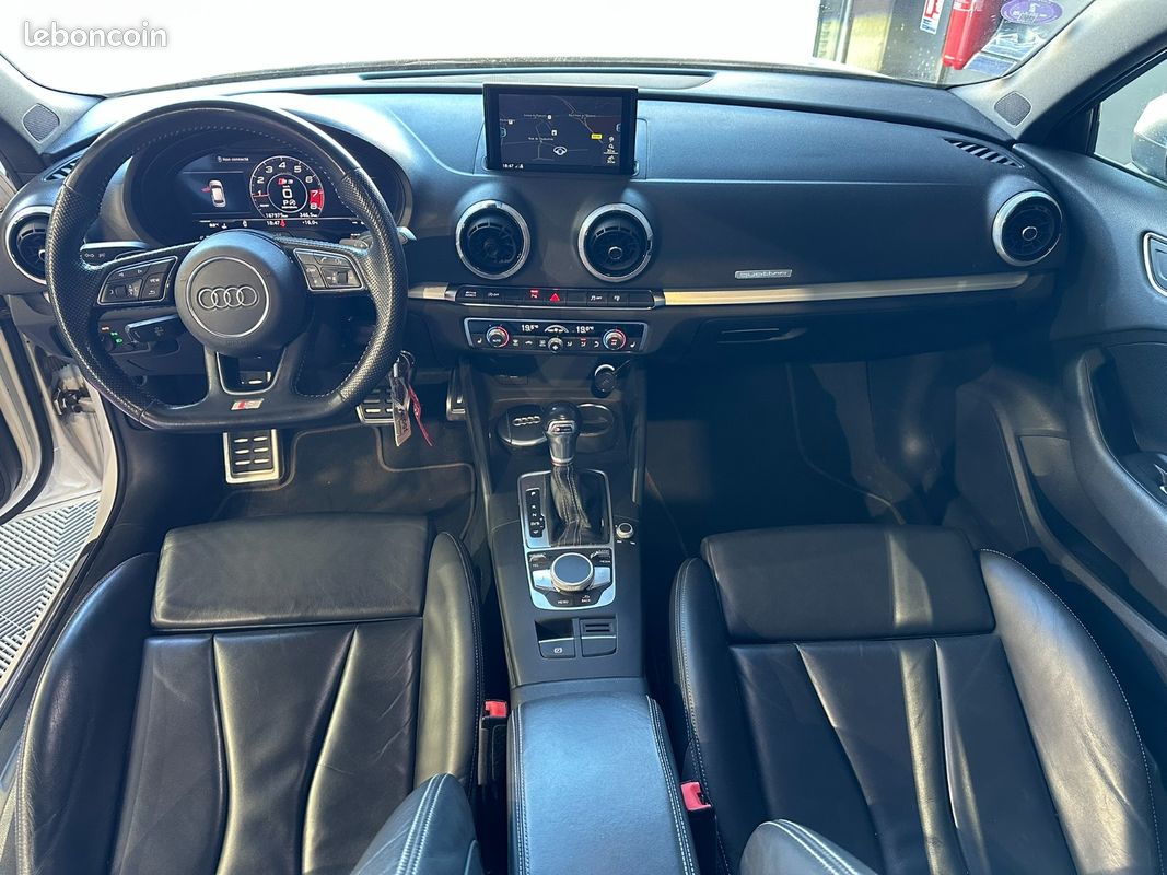 AUDI S3 SPORTBACK 8v2 2.0 TFSI 310ch S tronic 7 Quattro/ Toit ouvrant / Sièges RS /4 pneus neufs/Historique d'entreti (image 8)
