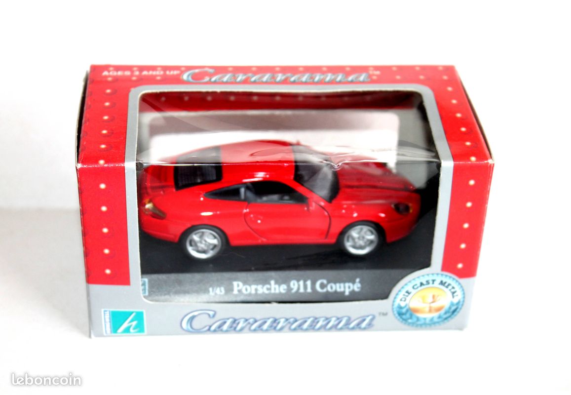 Rare cararama, porsche 911 coupé miniature 1/43 voiture auto