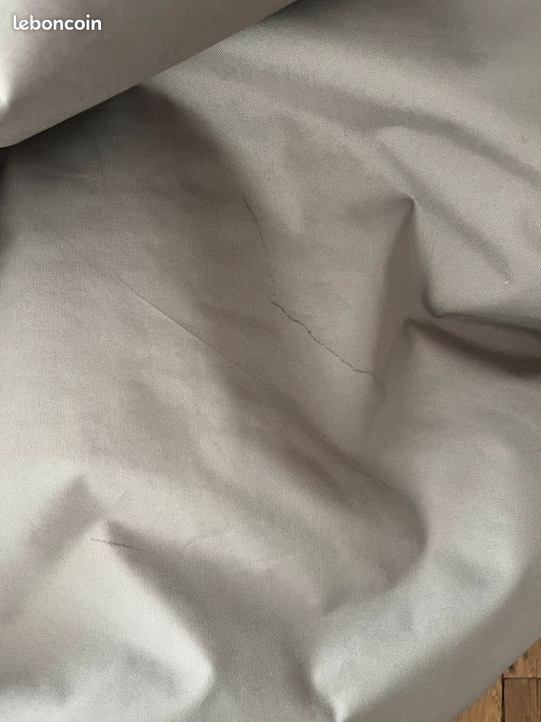 Pouf géant JUMBO BAG – Couleur Beige / Taupe – Bon état (image 3)