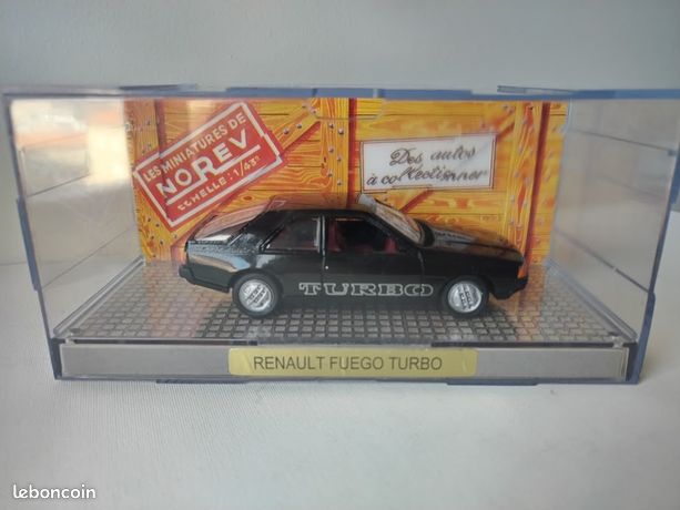 Miniature 1/43 Renault Fuego Turbo 1983 Par Norev - Occasion - Collection M6