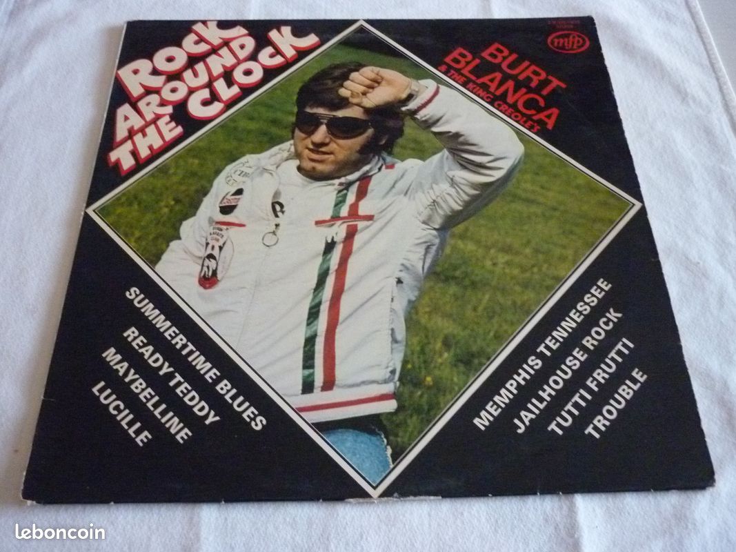 Disque vinyle 33T. BURT BLANCA ( ROCK AROUND THE CLOCK) (image 1)