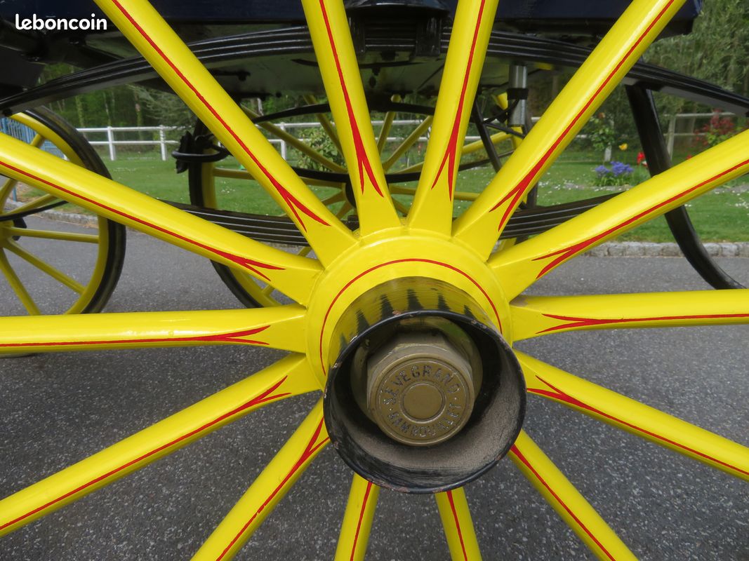 Très belle calèche ou carriole ou tonneau 4 roues achetée à Cheverny (image 15)