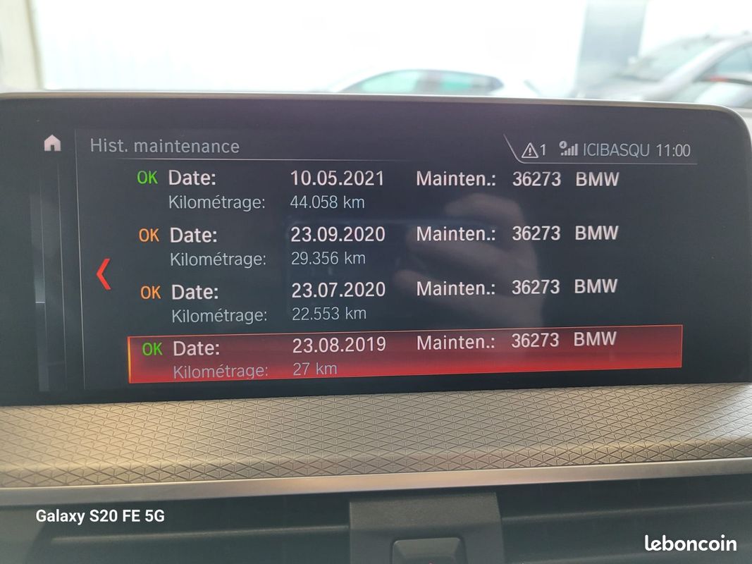 BMW X4 G02 xDrive30d 265 ch BVA8 M Sport X TVA RECUP (image 19)