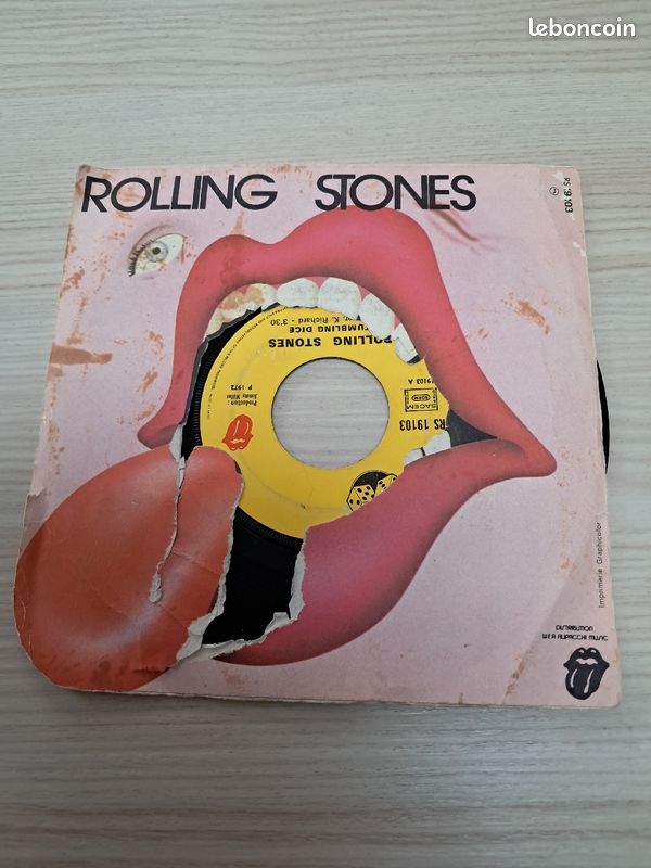 Disque vinyl 45 tours ROLLING STONES (image 2)
