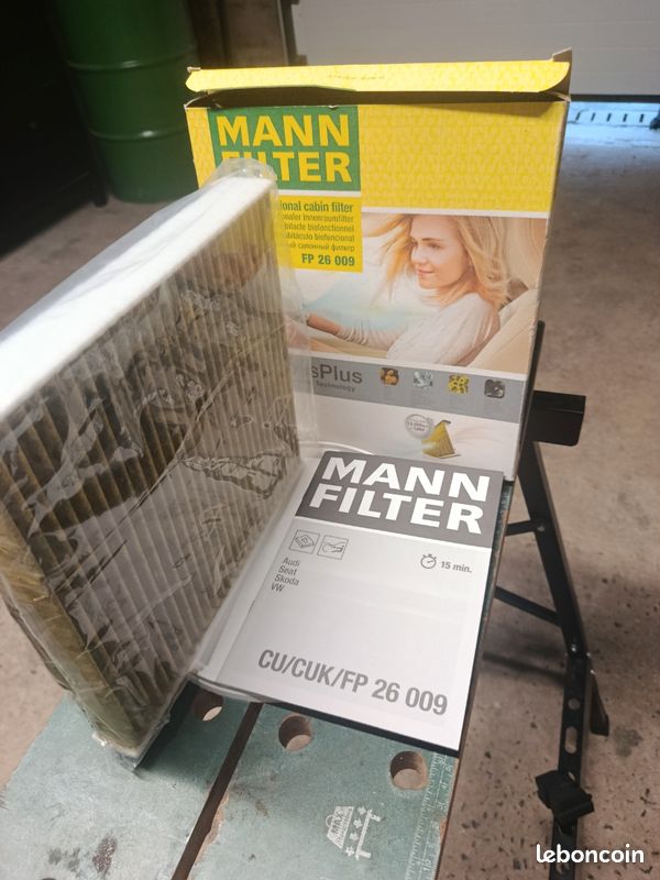 Filtre D'habitacle MANN-FILTER FP 36 006 à Charbon Actif - Pour VW - Neuf