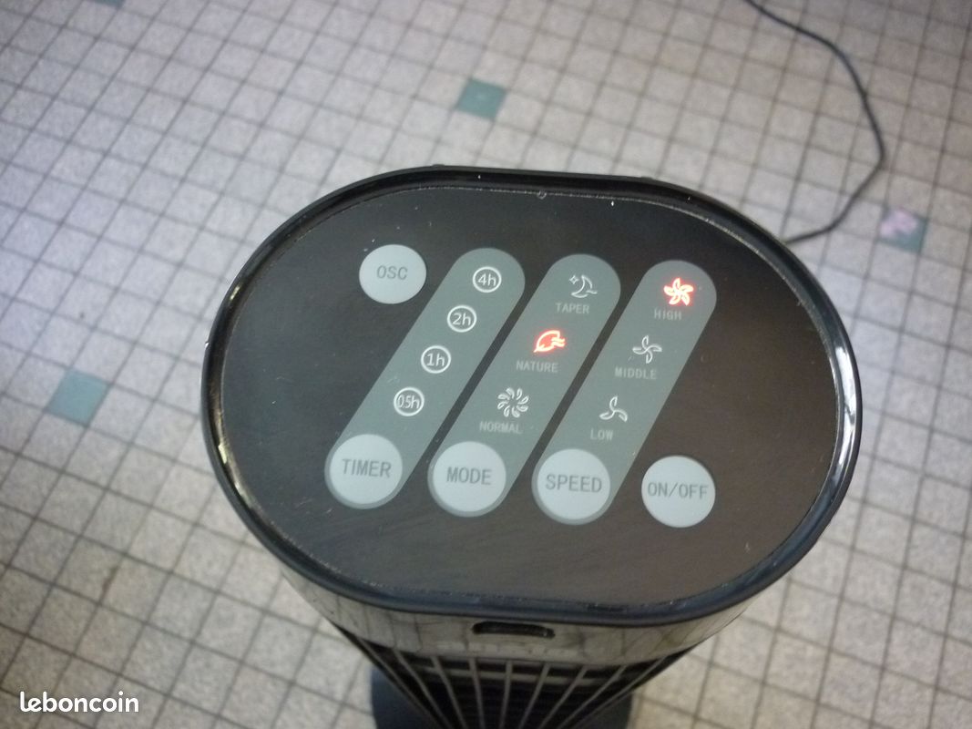 Ventilateur colonne 80 cm avec telecommande (image 1)