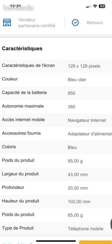 Portable Nokia 3100 bleu (image 11)