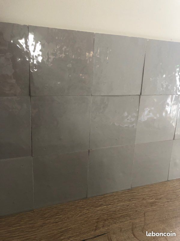 Zellige gris 2 cartons et demi (env. 125 carreaux) (image 7)