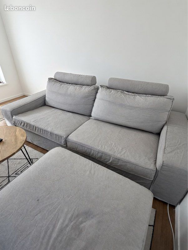 Housse Pour Canapé-lit IKEA KIVIK TENO Noir - Housse De Remplacment Neuf