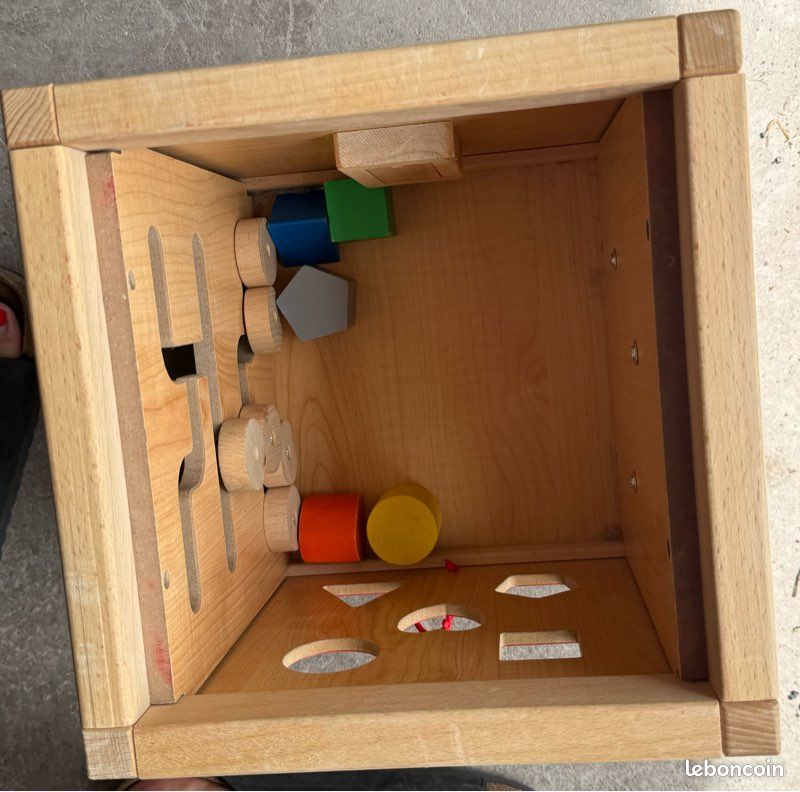 Cube bois enfant (image 3)