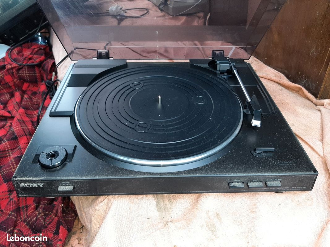 Platine Vinyle Sony PS-LX300 USB – Ouverte Jamais Servie – Avec Bluetooth Et USB