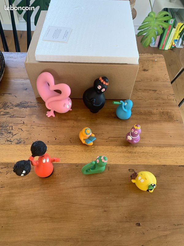 Figurine Leblon Delienne – Barbapapa & Barbabelle – Résine – LBP64 – Occasion