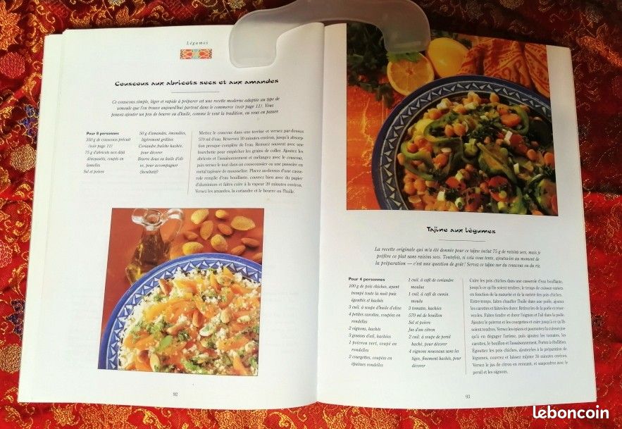 Lot 4 livres de cuisine: Cuisine et douceurs marocaines, Cuisine du Maghreb et Tajines (image 10)