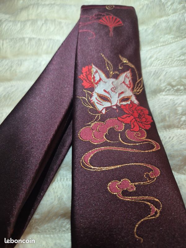 Cravate japonaise Kitsune (image 4)