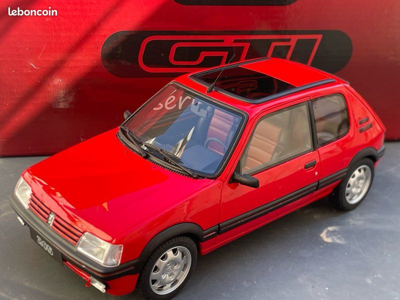 Rare Peugeot 205 GTI 1l9 Electro-choc 1/18 Ottomobile (image 5)