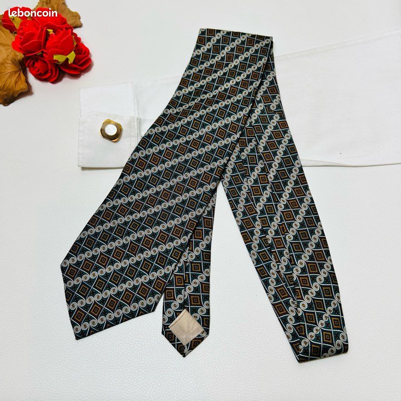 Cravate Vintage Misto Leta - Multicolore - Élégance Classique Homme