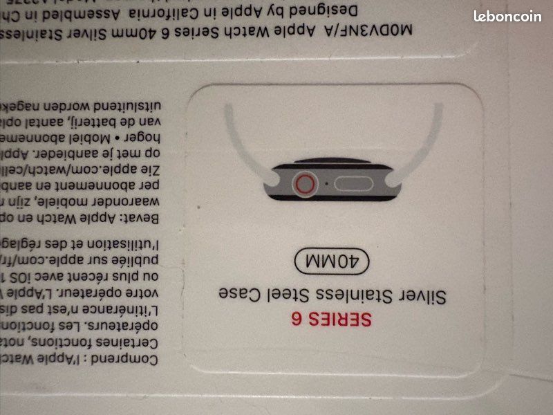 Apple Watch série 6 gps + cellular 40mm (image 6)