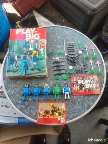 PLAY-BIG PLAYBIG 5980 ancien ensemble pompiers brigade