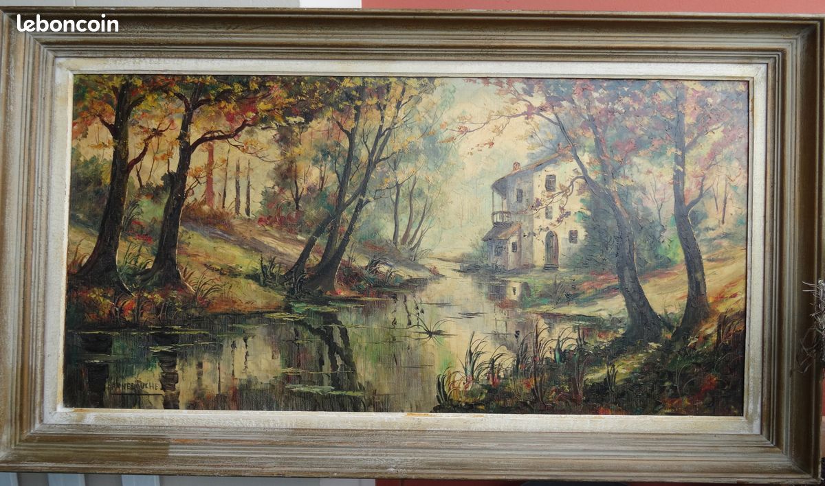 Tableau d’huile sur toile du peintre Hannedouche (image 3)