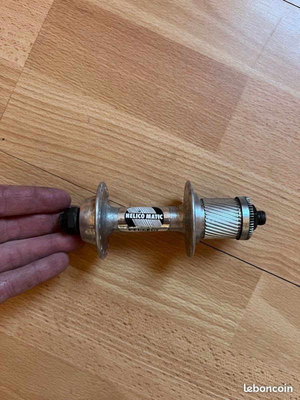 Moyeu Arrière Ancien Maillard Helicomatic 36 Trous 127mm - Vélo Route/ville - Pièce Détachée (défaut)