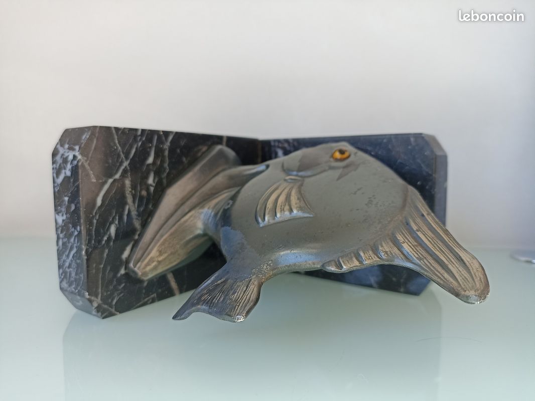 Ficelle à Poissons Vintage En Métal - Marquée Japon - Contient 9 Poissons - Superbe état