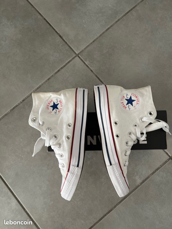 Converse blanche (image 4)