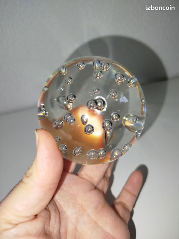 Presse papier boule verre (image 2)