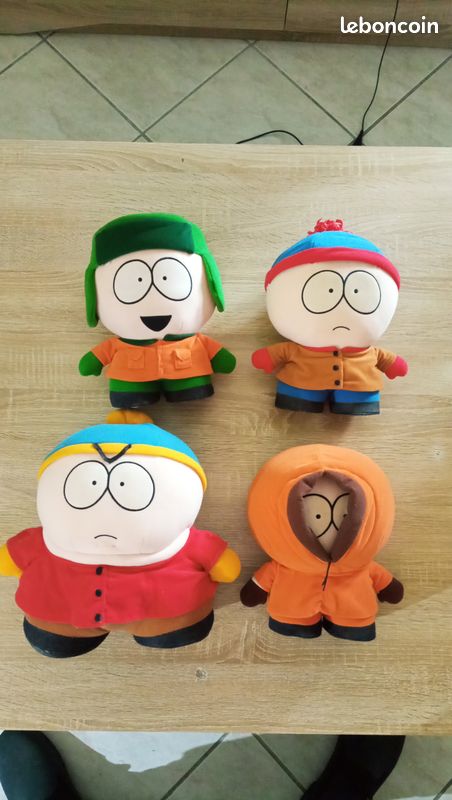Set De 6 Peluches Mignonnes South Park - Poupées Douces Pour Cadeaux Et Collection