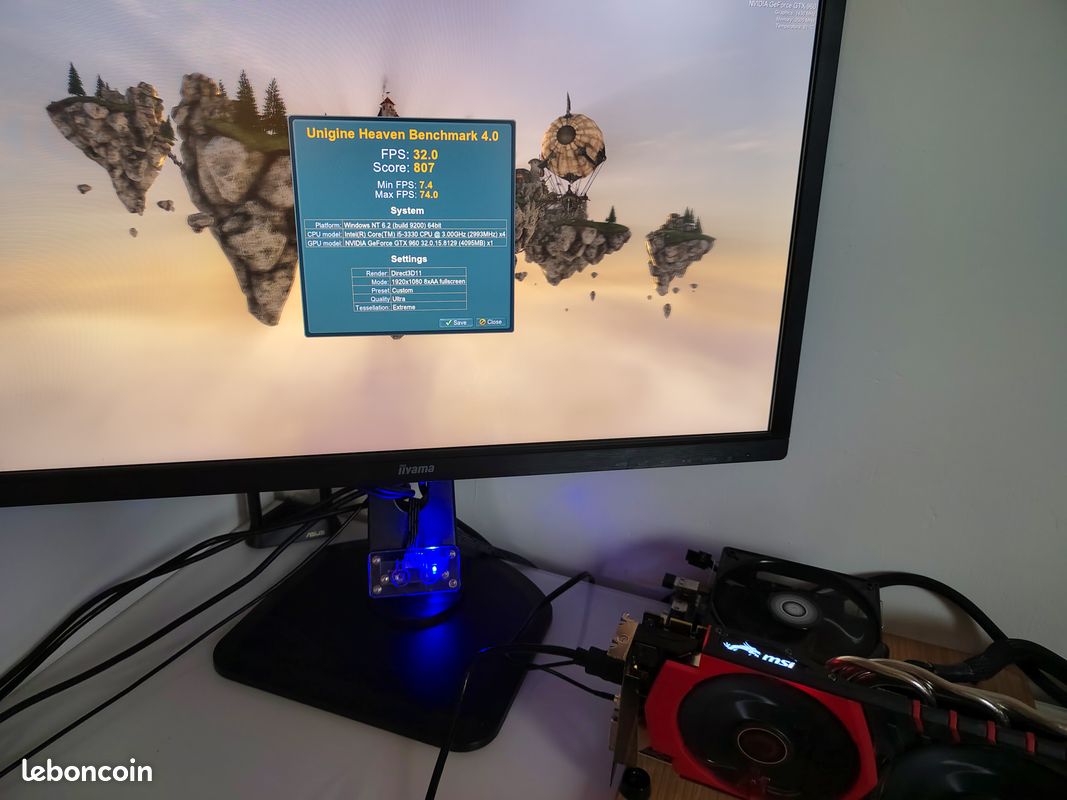 MSI GeForce GTX 960 Gaming 4G Accessoires informatique